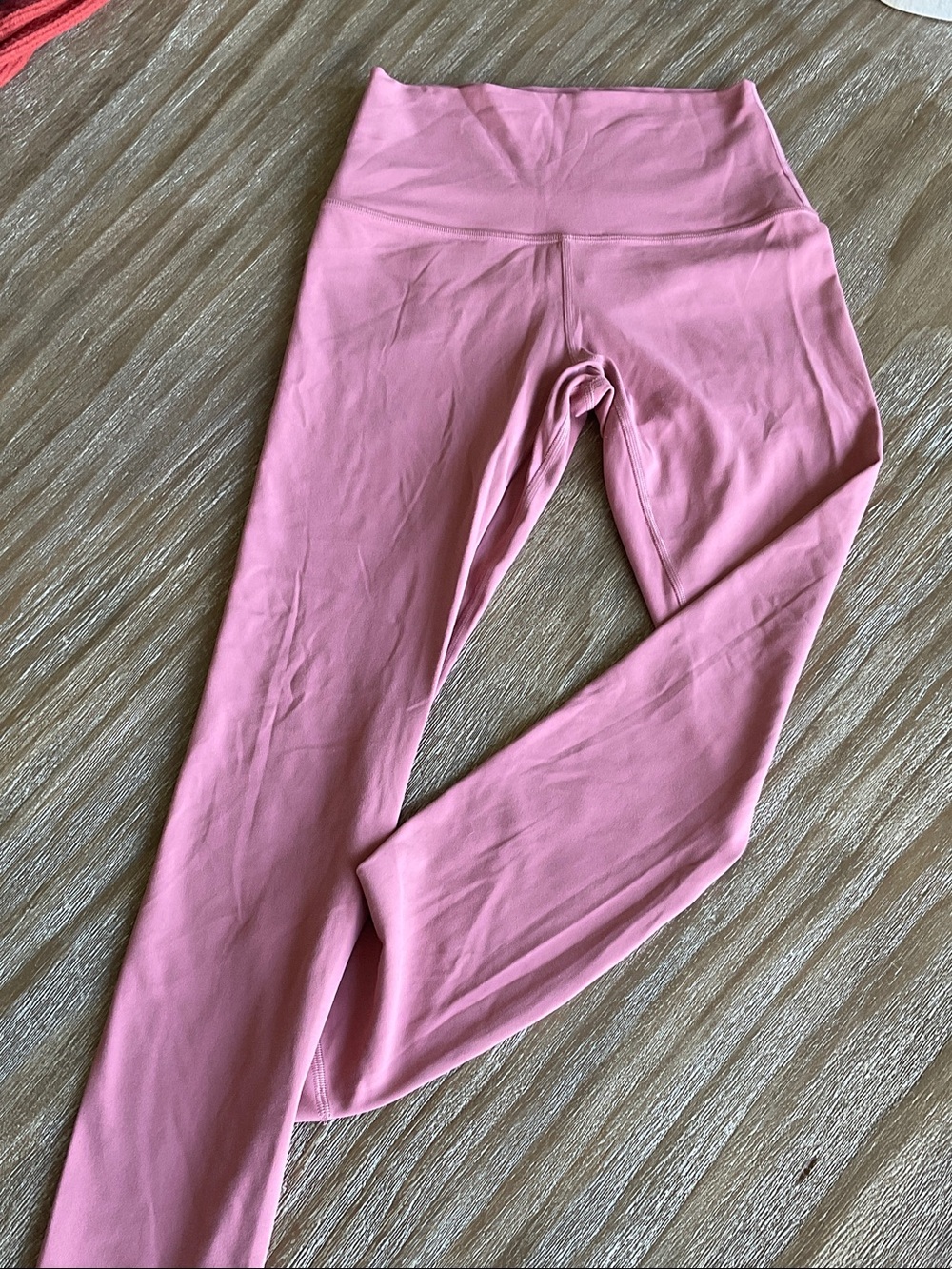 lululemon athletica Mauve Pink High-Waist Leggings